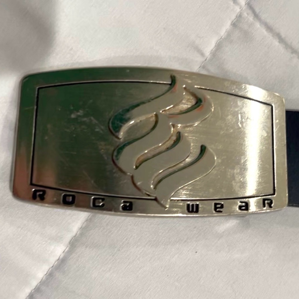 Vintage Rocawear Logo Buckle Belt | Y2K Hip Hop Streetwear